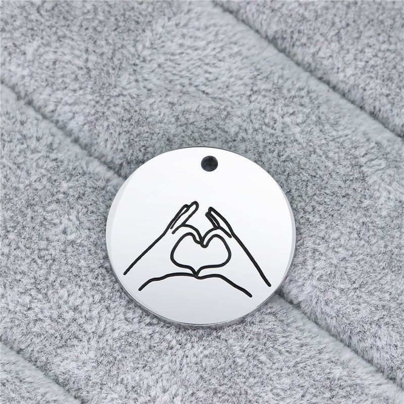 Personalized Sign Language Tag Accessories