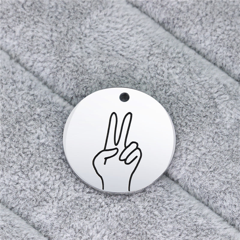 Personalized Sign Language Tag Accessories