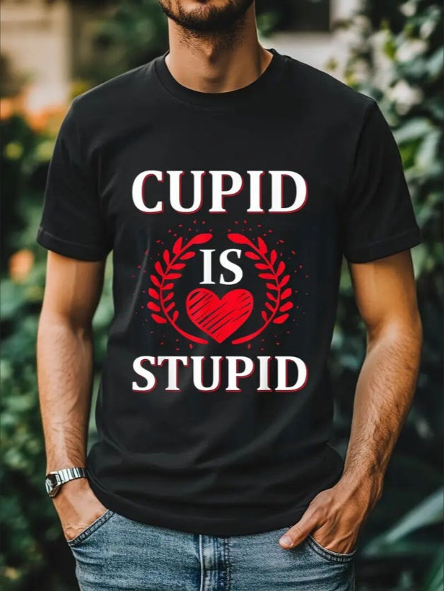 Love Valentine'S Day T-Shirt,   Couple T-Shirt, Couple Christmas, Fashion Casual T-Shirt, Short-Sleeved T-Shirt