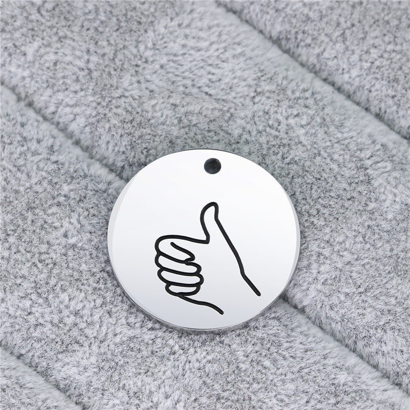 Personalized Sign Language Tag Accessories