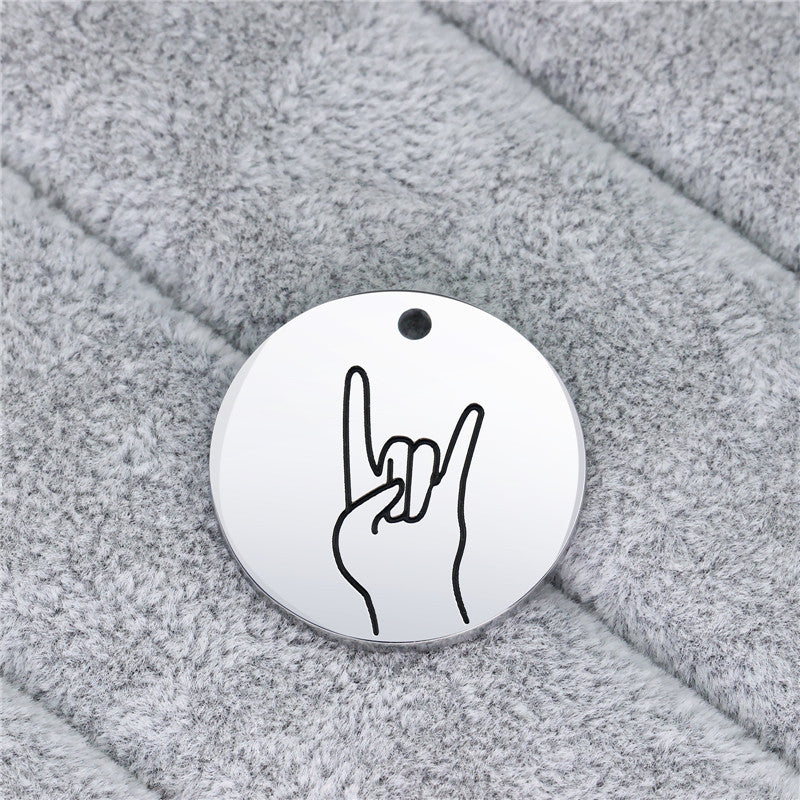 Personalized Sign Language Tag Accessories