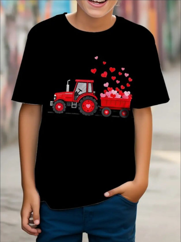 Love Valentine'S Day T-Shirt,   Couple T-Shirt, Couple Christmas, Fashion Casual T-Shirt, Short-Sleeved T-Shirt